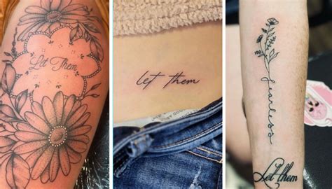 meaning behind let them tattoo|let them tattoo sketch.